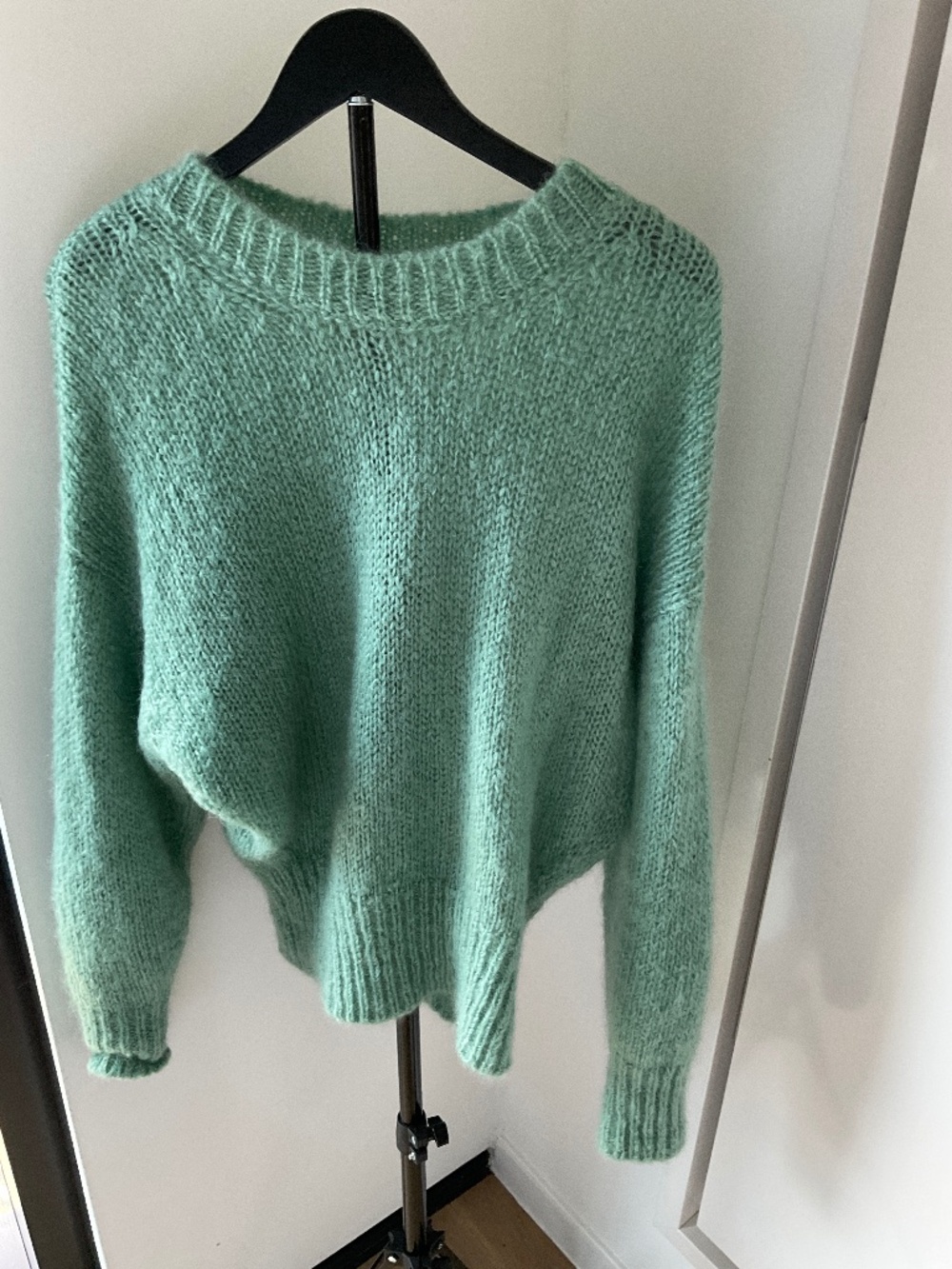 Isabel Marant Sea Green Cozy Mohair/Wool Sweater Size 38